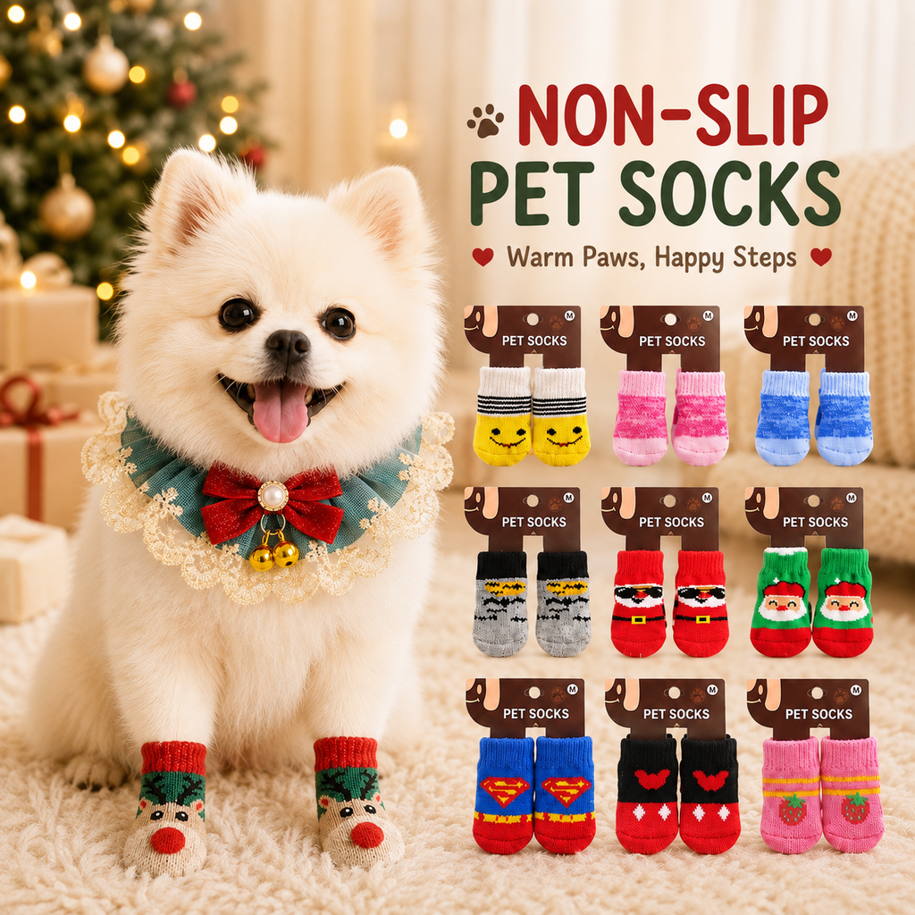 Non- Slip Cute Paws Pet Socks