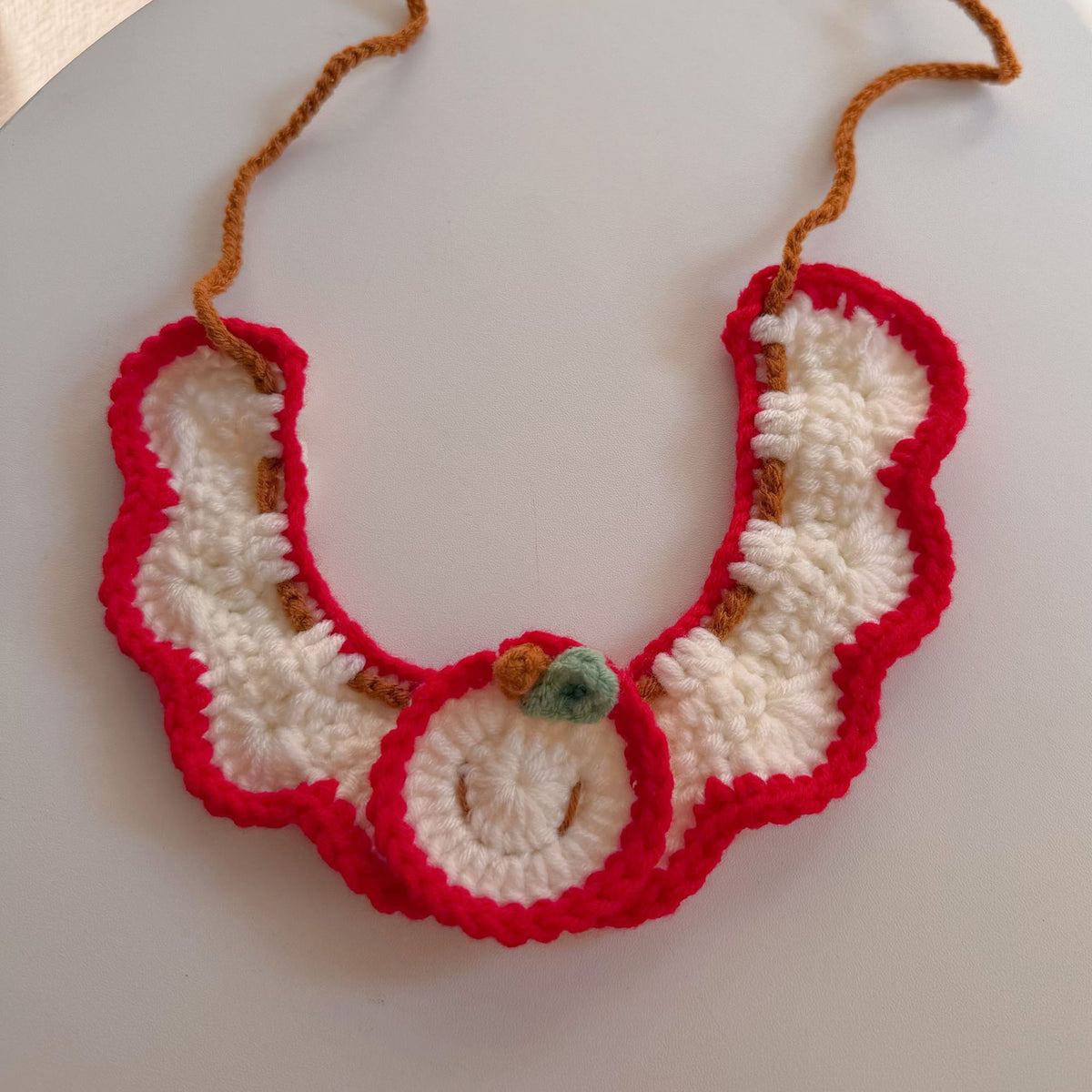Hand-Crochet Christmas Pet Collar